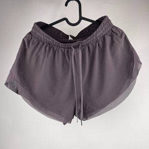 Active Women's Running Shorts in Charcoal Grey